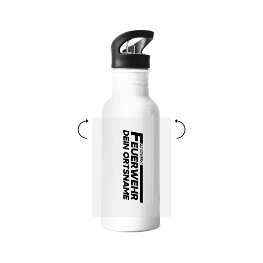 Edelstahl-Trinkflasche - Freiwillige Feuerwehr [Personalisierbar]