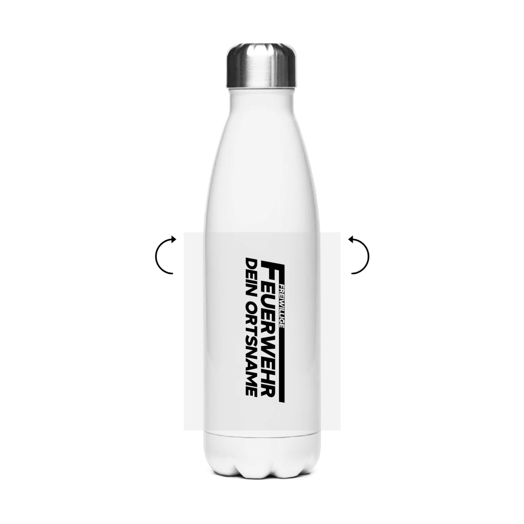 Edelstahl-Thermoflasche - Freiwillige Feuerwehr [Personalisierbar]