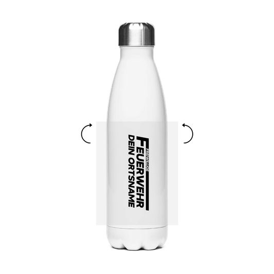 Edelstahl-Thermoflasche - Freiwillige Feuerwehr [Personalisierbar]