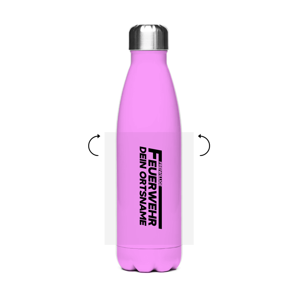 Edelstahl-Thermoflasche - Freiwillige Feuerwehr [Personalisierbar]