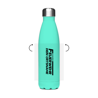 Edelstahl-Thermoflasche - Freiwillige Feuerwehr [Personalisierbar]
