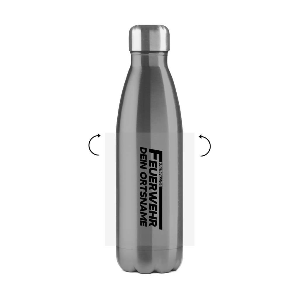 Edelstahl-Thermoflasche - Freiwillige Feuerwehr [Personalisierbar]