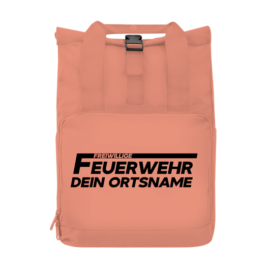 Rucksack mit Seitentasche - Freiwillige Feuerwehr [Personalisierbar]
