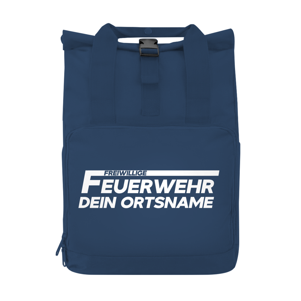 Rucksack mit Seitentasche - Freiwillige Feuerwehr [Personalisierbar]