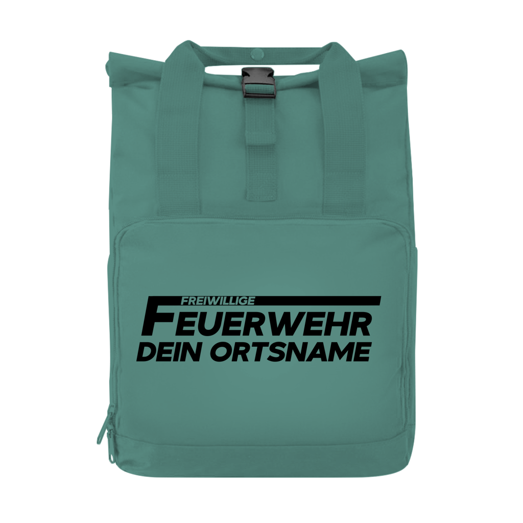 Rucksack mit Seitentasche - Freiwillige Feuerwehr [Personalisierbar]