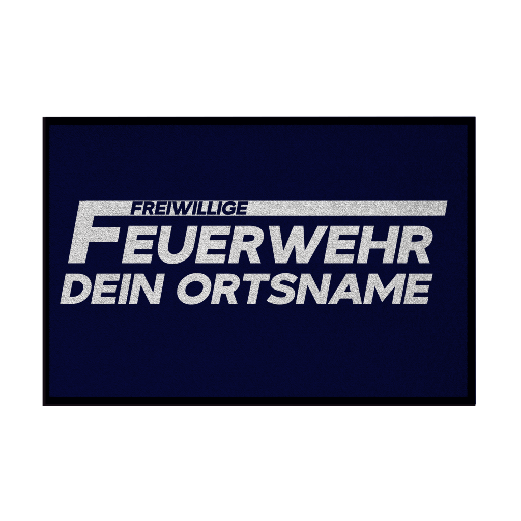 Fußmatte - Freiwillige Feuerwehr [Personalisierbar]