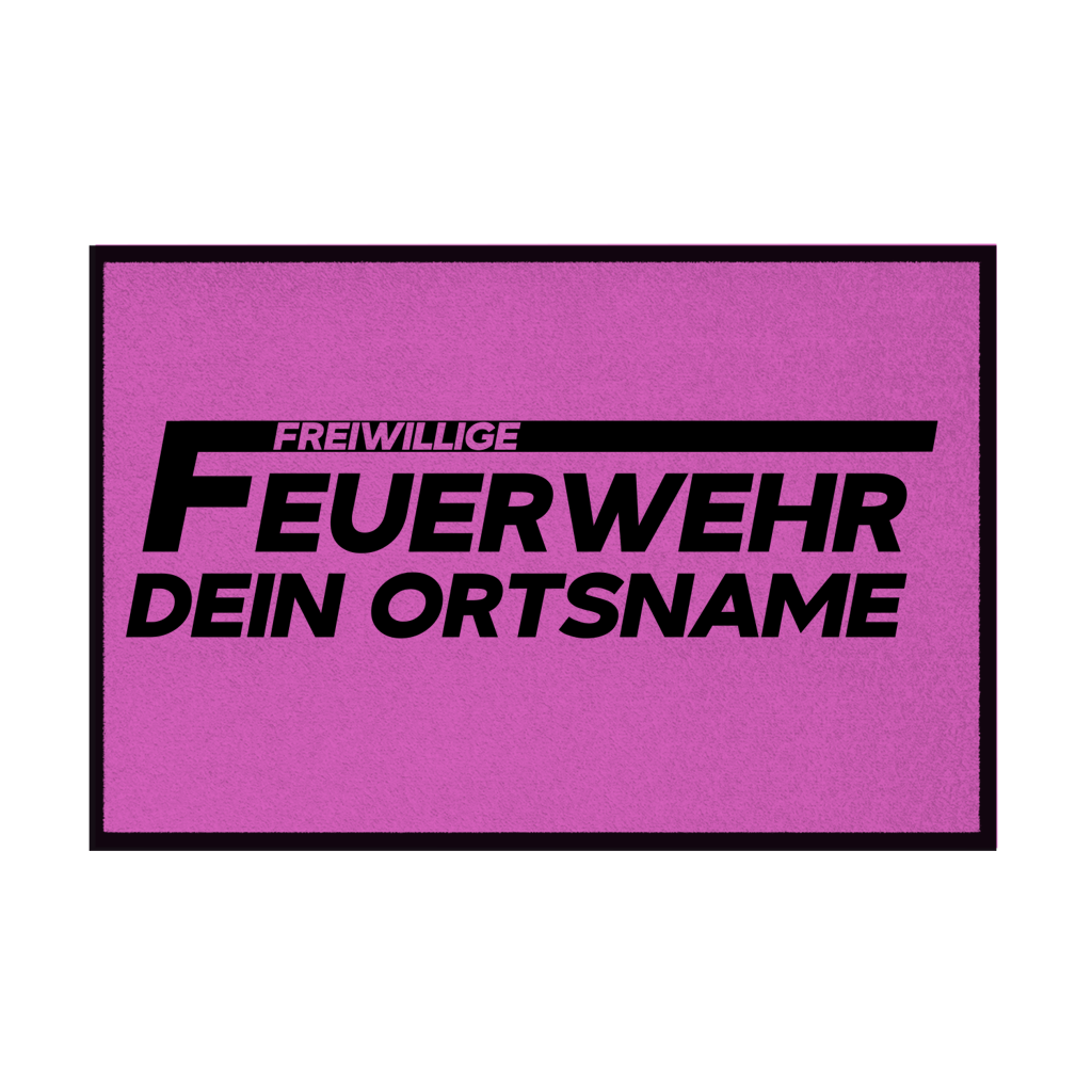 Fußmatte - Freiwillige Feuerwehr [Personalisierbar]