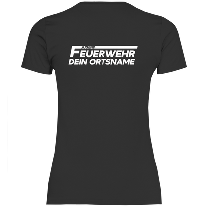 Damen T-Shirt - Jugendfeuerwehr [Personalisierbar]