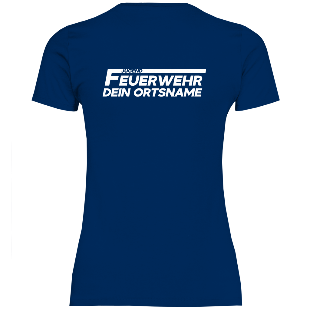 Damen T-Shirt - Jugendfeuerwehr [Personalisierbar]