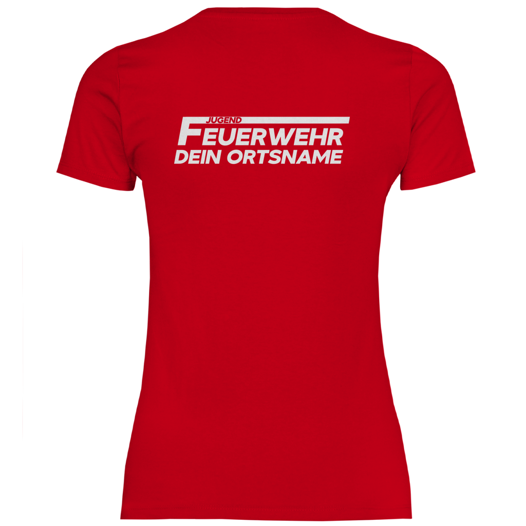 Damen T-Shirt - Jugendfeuerwehr [Personalisierbar]