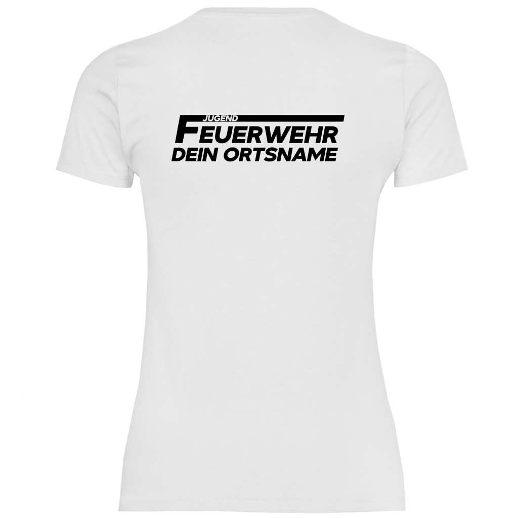 Damen T-Shirt - Jugendfeuerwehr [Personalisierbar]