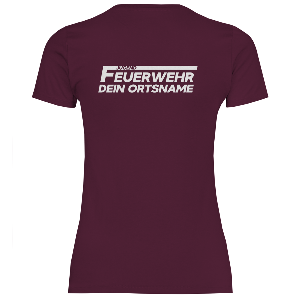 Damen T-Shirt - Jugendfeuerwehr [Personalisierbar]