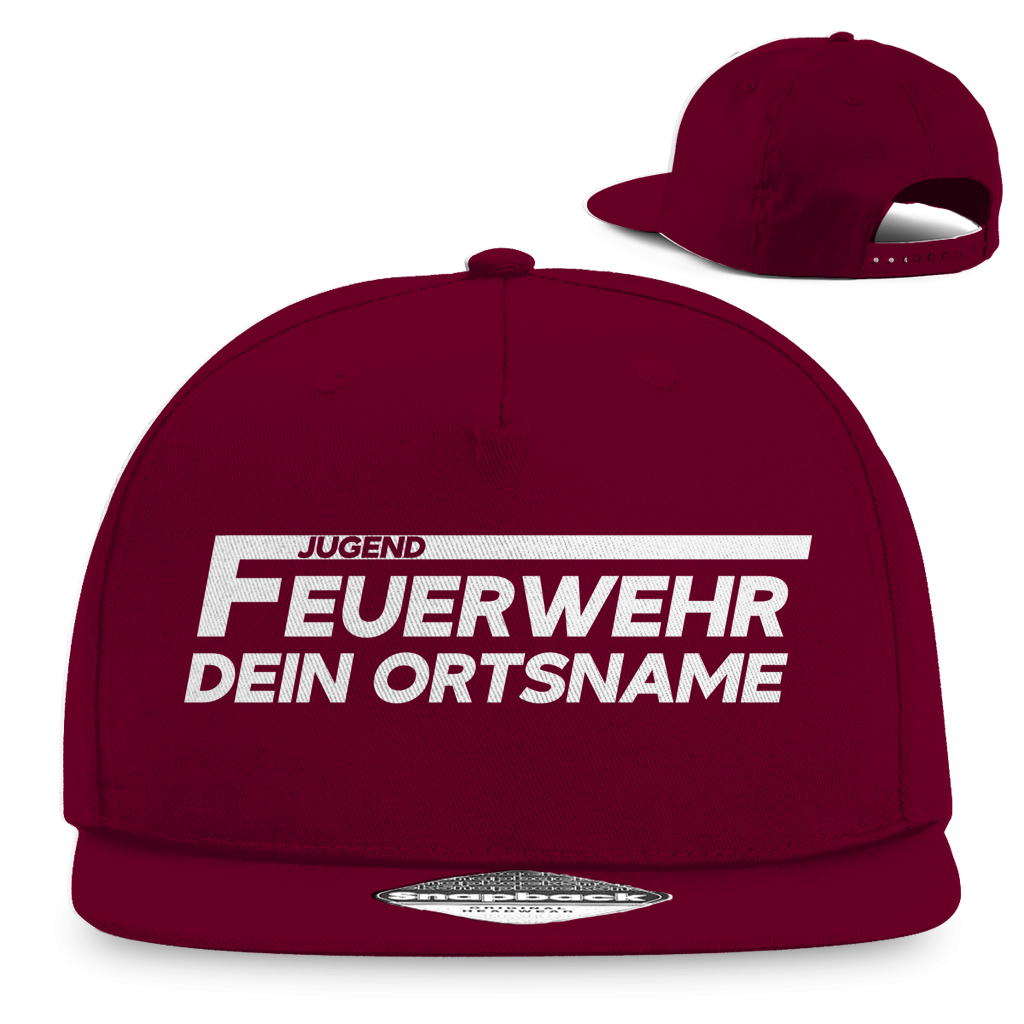 Snapback Rapper Cap - Jugendfeuerwehr [Personalisierbar]