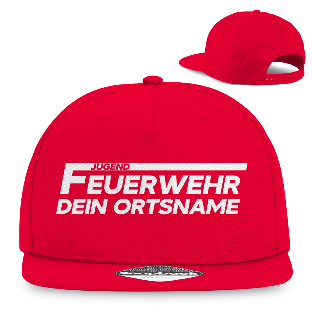 Snapback Rapper Cap - Jugendfeuerwehr [Personalisierbar]