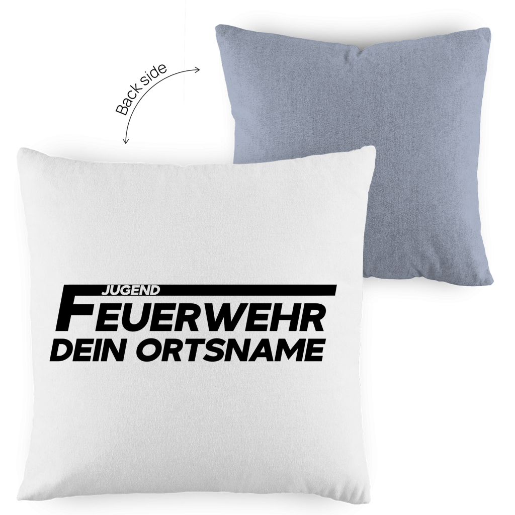 Kopfkissen zweifarbig - Jugendfeuerwehr [Personalisierbar]