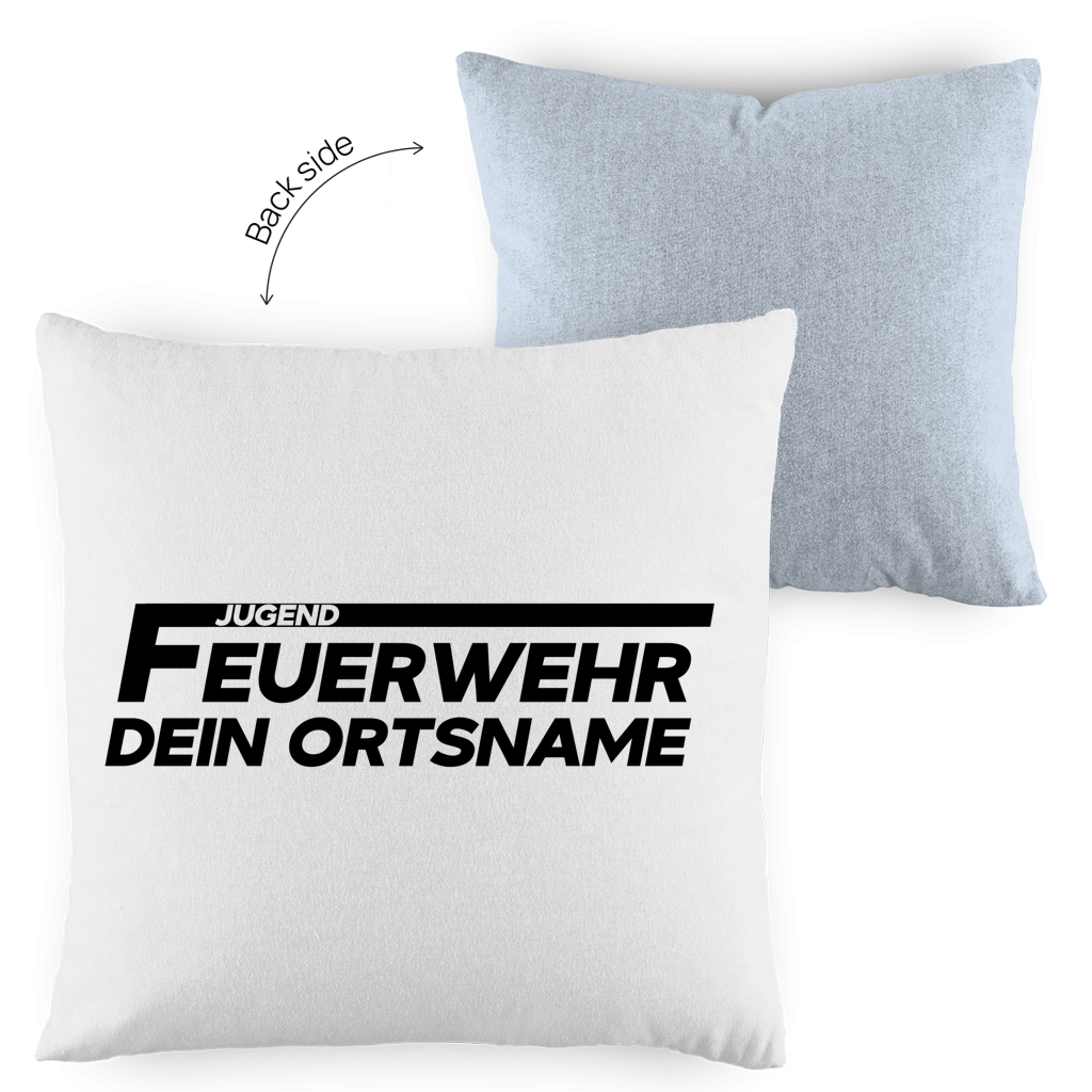 Kopfkissen zweifarbig - Jugendfeuerwehr [Personalisierbar]