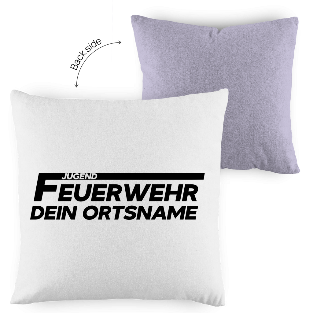 Kopfkissen zweifarbig - Jugendfeuerwehr [Personalisierbar]