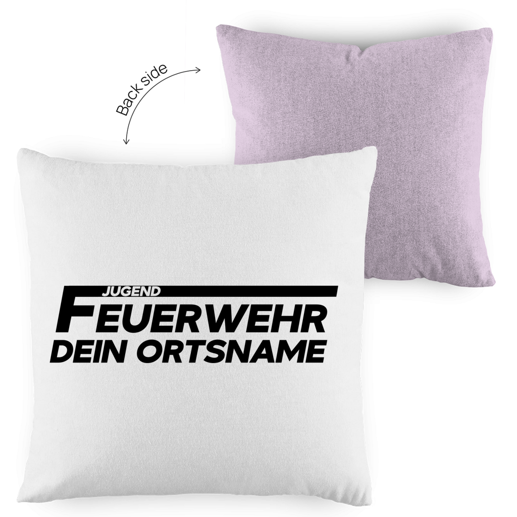 Kopfkissen zweifarbig - Jugendfeuerwehr [Personalisierbar]