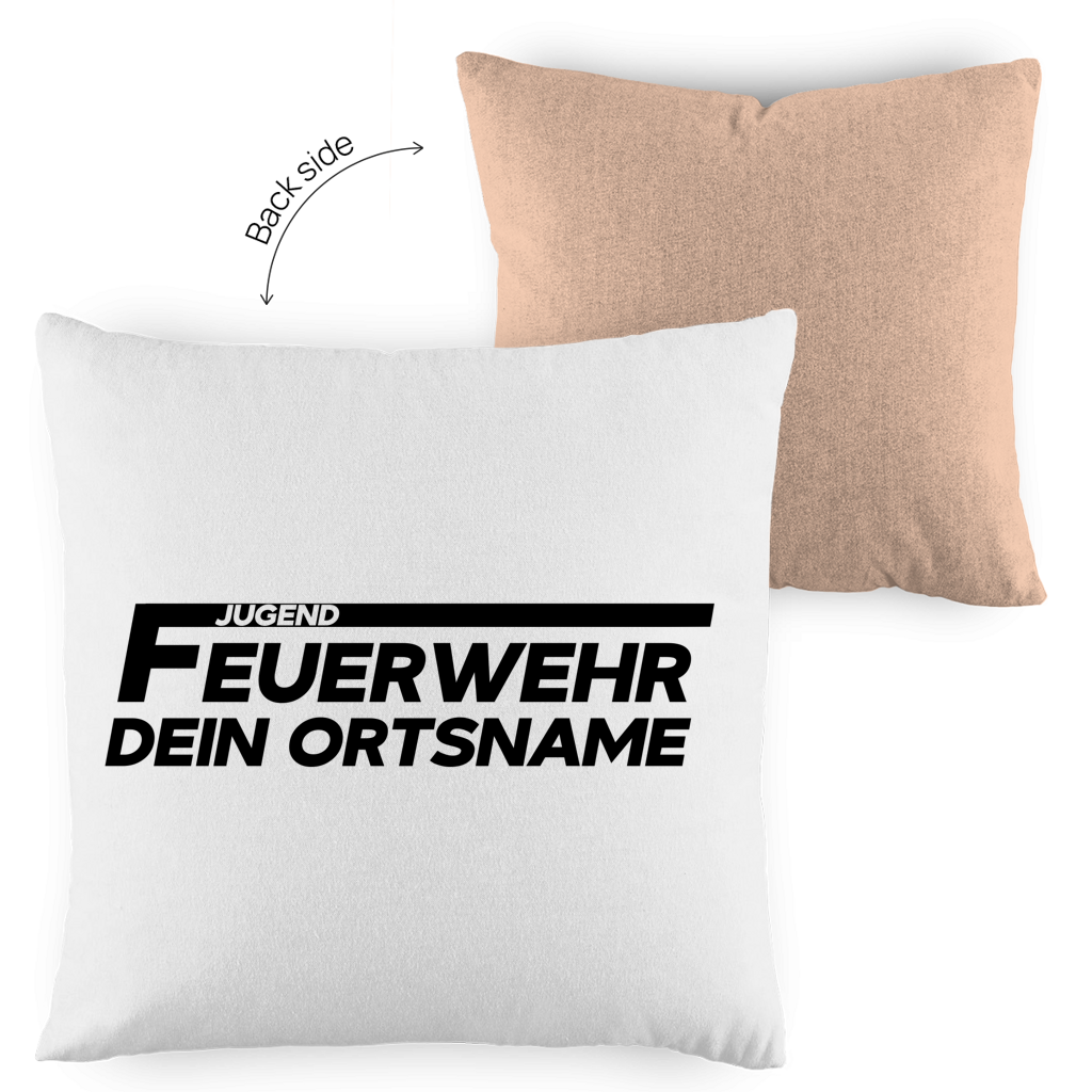 Kopfkissen zweifarbig - Jugendfeuerwehr [Personalisierbar]