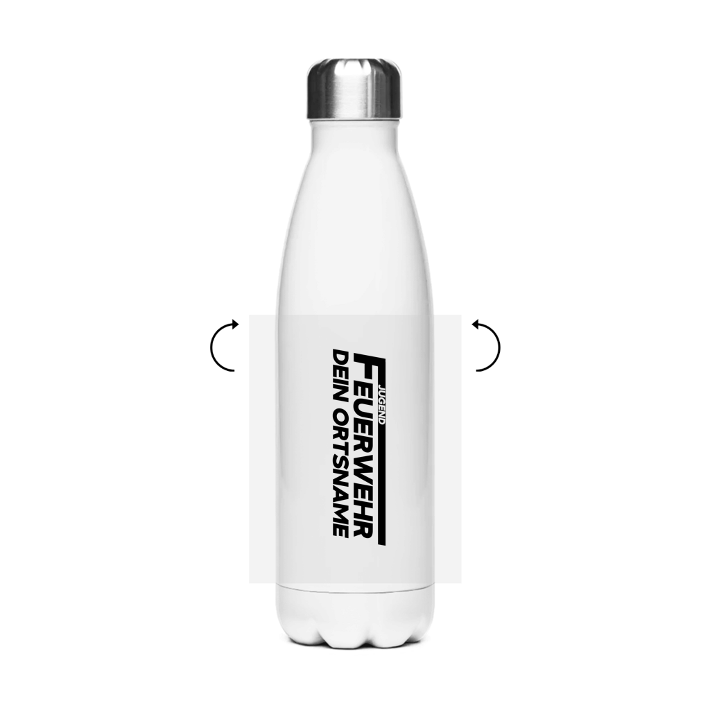 Edelstahl-Thermoflasche - Jugendfeuerwehr [Personalisierbar]