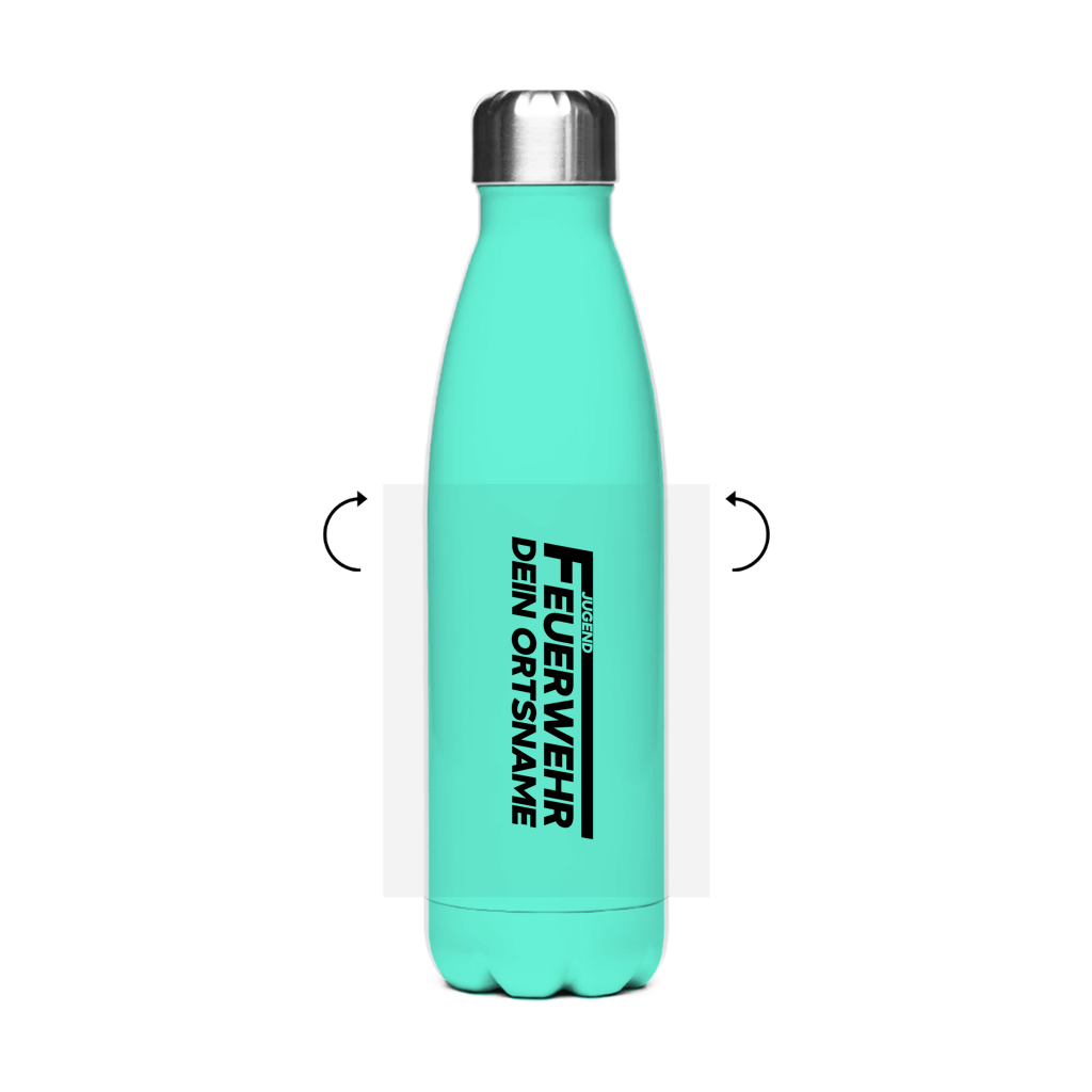 Edelstahl-Thermoflasche - Jugendfeuerwehr [Personalisierbar]
