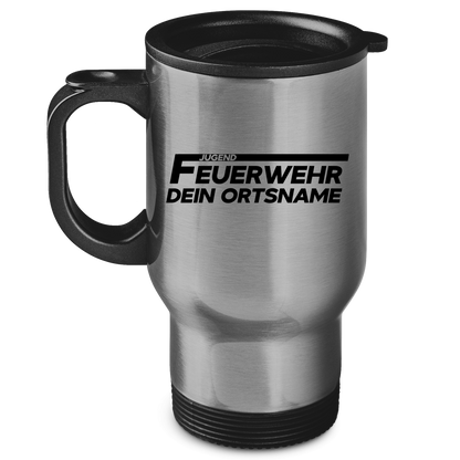 Edelstahl-Thermobecher - Jugendfeuerwehr [Personalisierbar]
