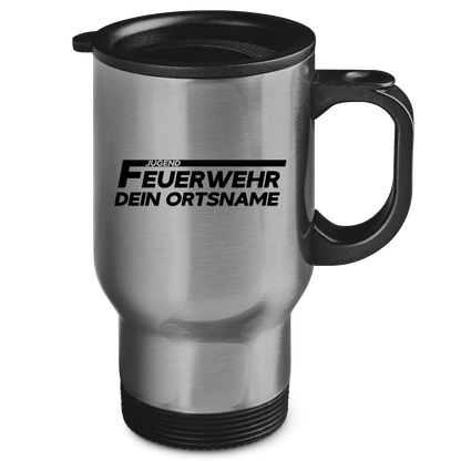 Edelstahl-Thermobecher - Jugendfeuerwehr [Personalisierbar]