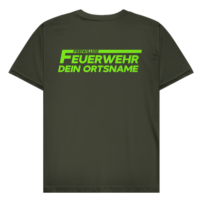 Herren T-Shirt - Freiwillige Feuerwehr Grün [Personalisierbar]