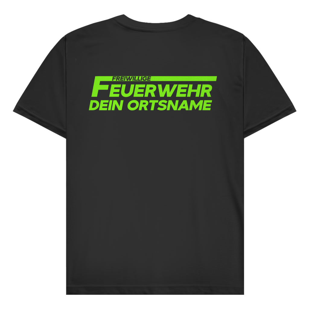 Herren T-Shirt - Freiwillige Feuerwehr Grün [Personalisierbar]