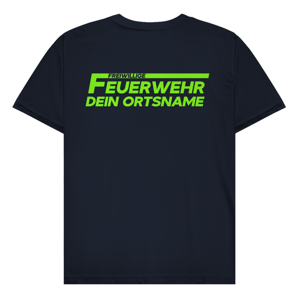 Herren T-Shirt - Freiwillige Feuerwehr Grün [Personalisierbar]