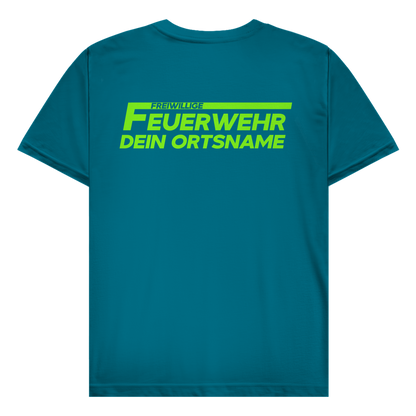 Herren T-Shirt - Freiwillige Feuerwehr Grün [Personalisierbar]