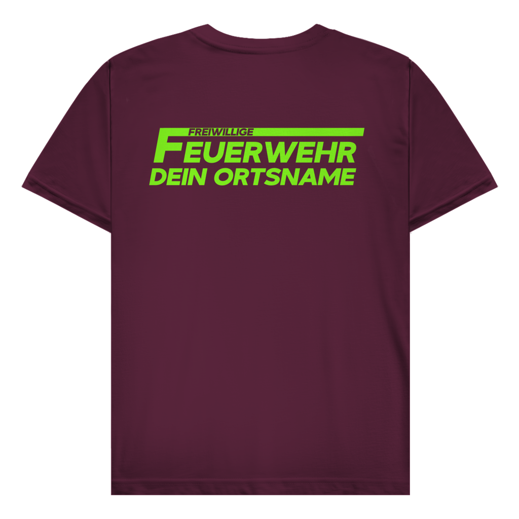 Herren T-Shirt - Freiwillige Feuerwehr Grün [Personalisierbar]