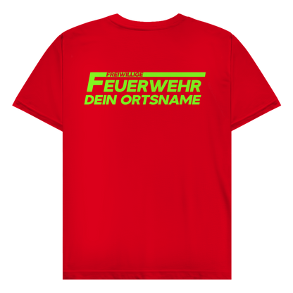 Herren T-Shirt - Freiwillige Feuerwehr Grün [Personalisierbar]