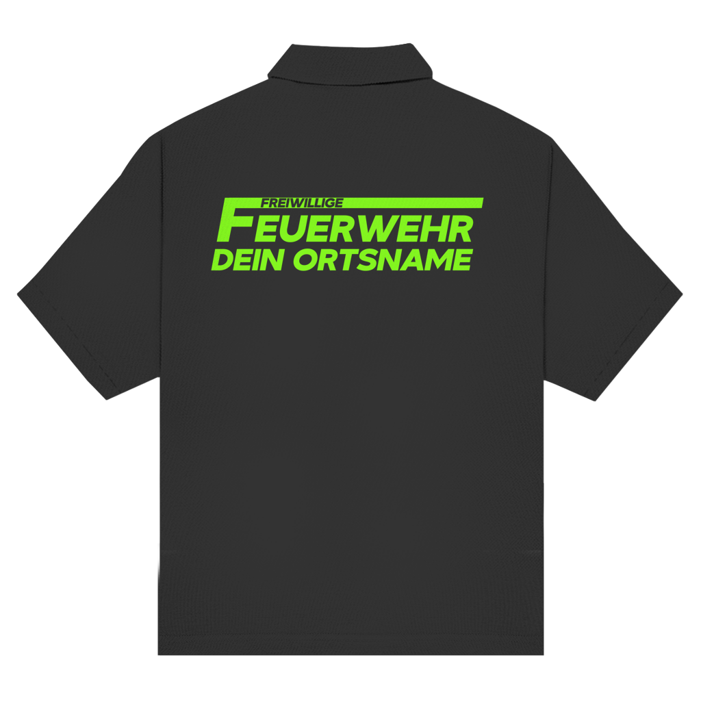 Unisex Poloshirt - Freiwillige Feuerwehr Grün [Personalisierbar]