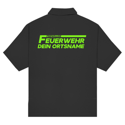 Unisex Poloshirt - Freiwillige Feuerwehr Grün [Personalisierbar]