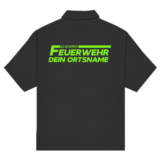 Unisex Poloshirt - Freiwillige Feuerwehr Grün [Personalisierbar]