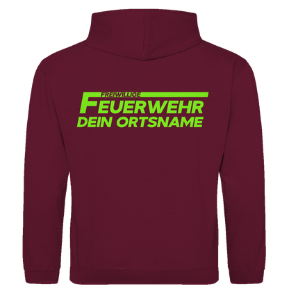 Herren Hoodie - Freiwillige Feuerwehr Grün [Personalisierbar]