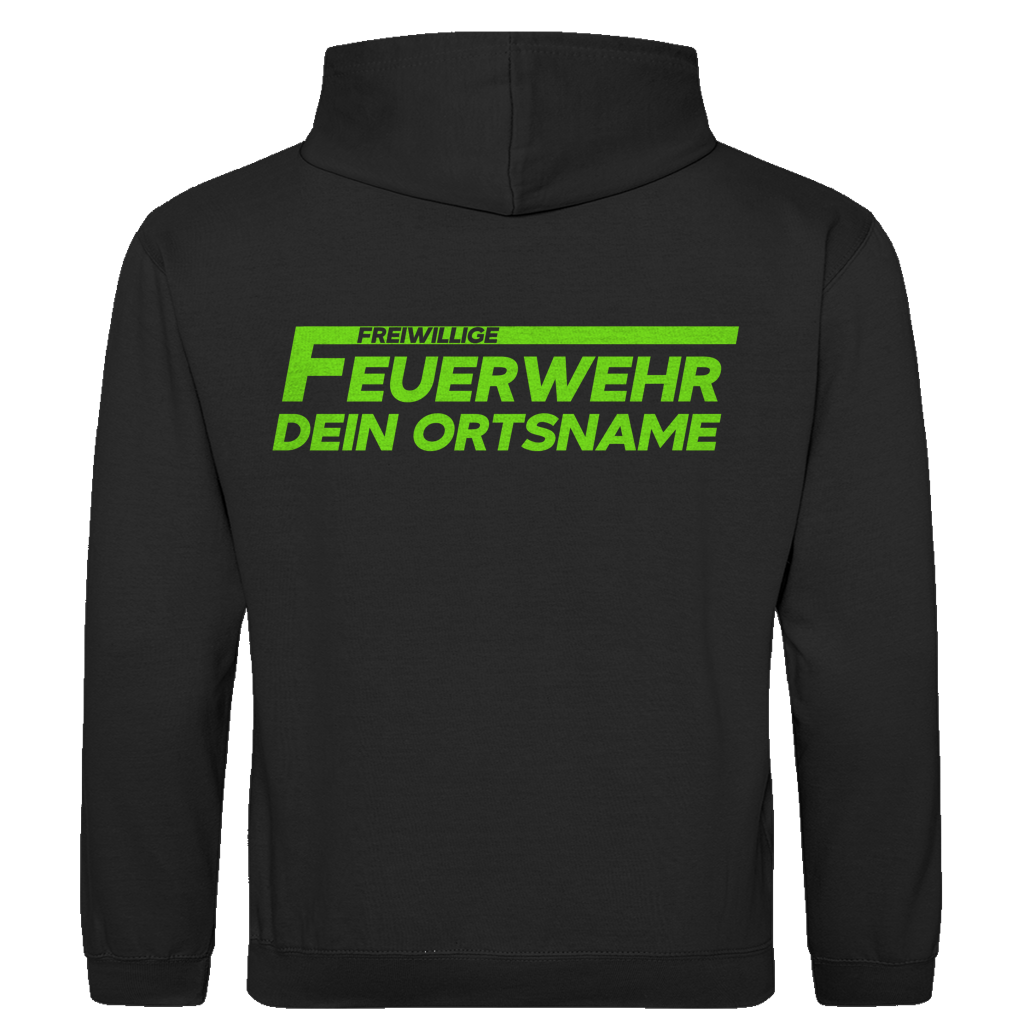Herren Hoodie - Freiwillige Feuerwehr Grün [Personalisierbar]