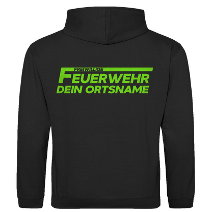 Herren Hoodie - Freiwillige Feuerwehr Grün [Personalisierbar]