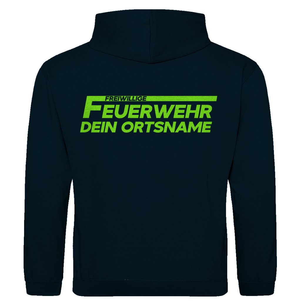 Herren Hoodie - Freiwillige Feuerwehr Grün [Personalisierbar]