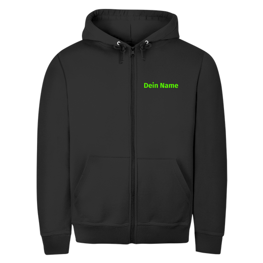 Unisex Zipper Hoodie - Freiwillige Feuerwehr Grün [Personalisierbar]