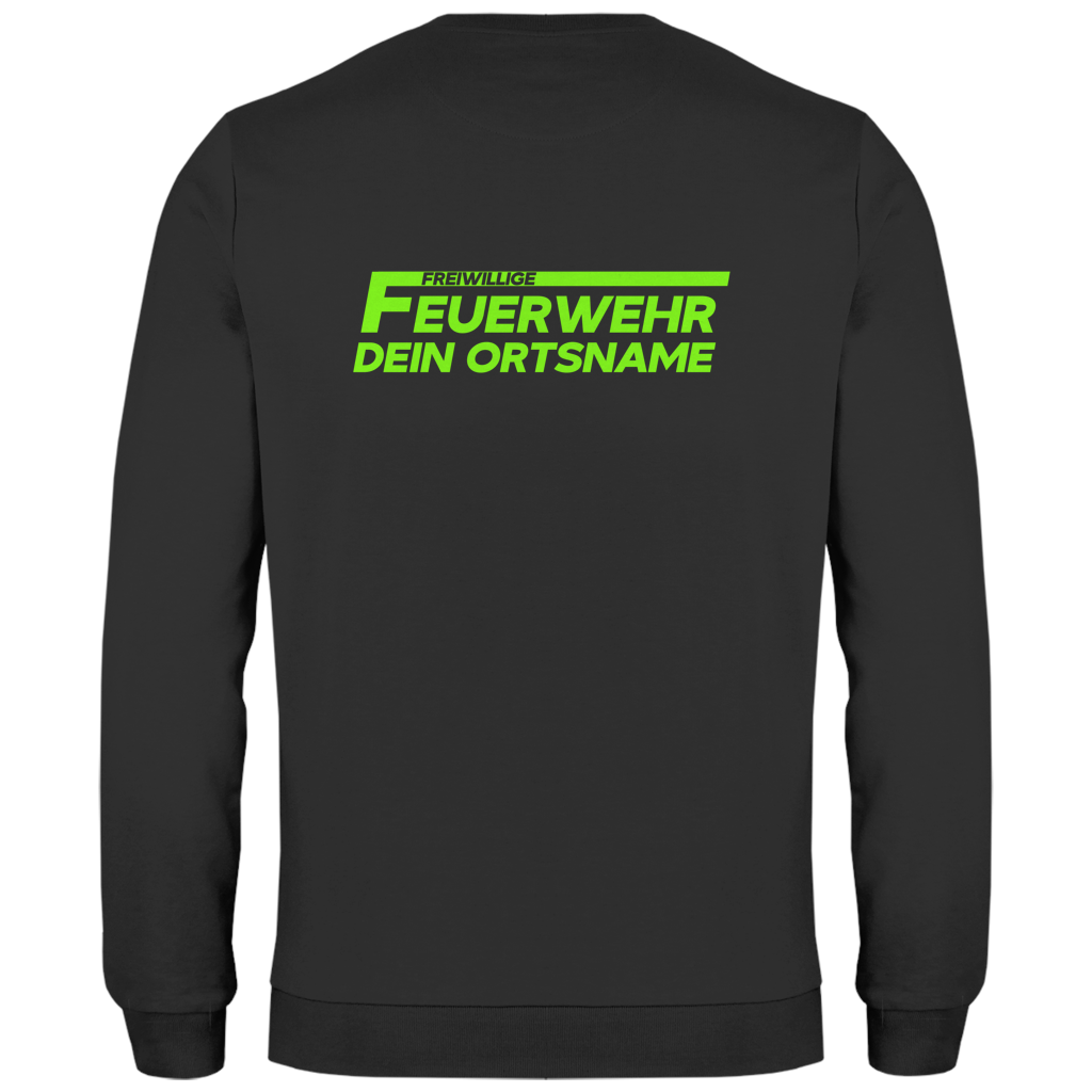 Herren Sweatshirt - Freiwillige Feuerwehr Grün [Personalisierbar]