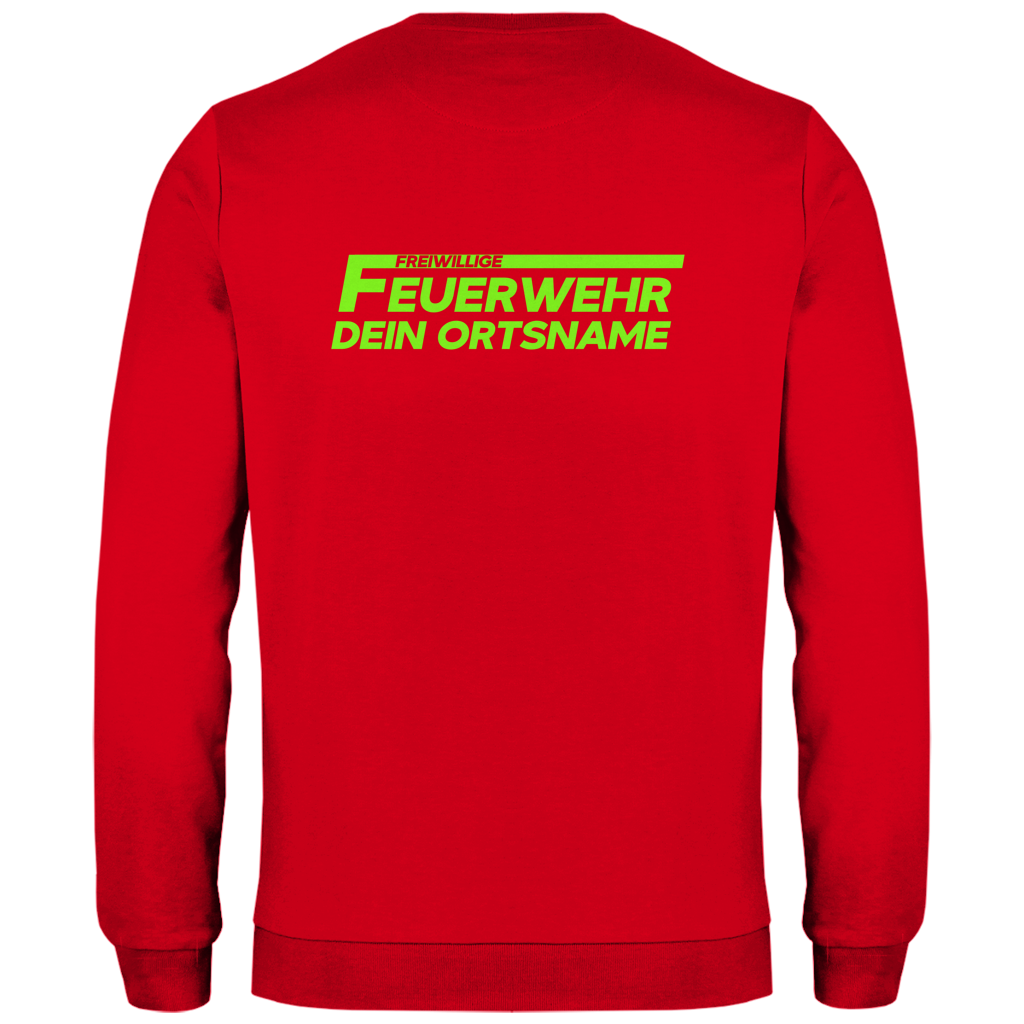 Herren Sweatshirt - Freiwillige Feuerwehr Grün [Personalisierbar]
