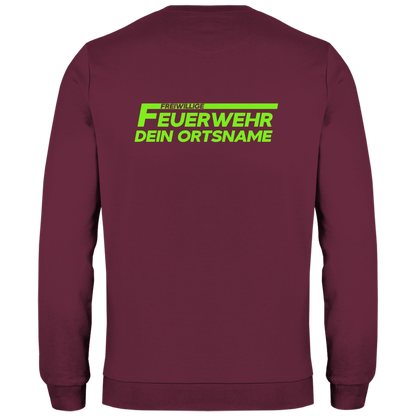Herren Sweatshirt - Freiwillige Feuerwehr Grün [Personalisierbar]