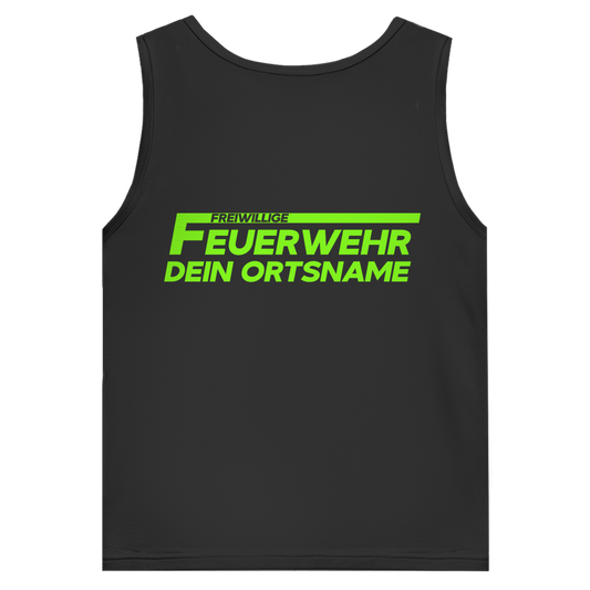 Herren Tank Top - Freiwillige Feuerwehr Grün [Personalisierbar]
