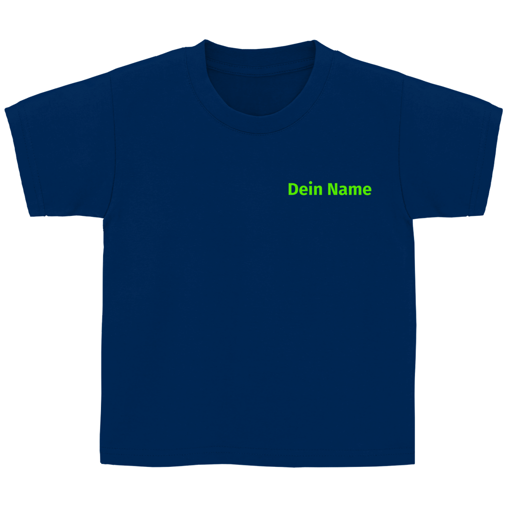 Kinder T-Shirt - Freiwillige Feuerwehr Grün [Personalisierbar]