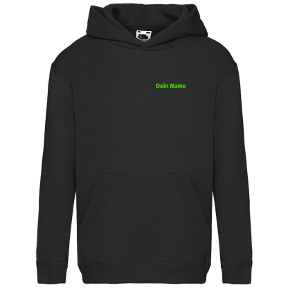 Kinder Hoodie - Freiwillige Feuerwehr Grün [Personalisierbar]