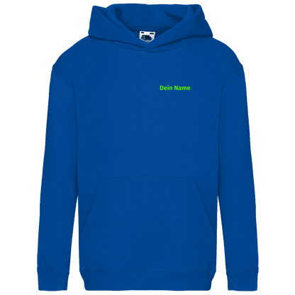 Kinder Hoodie - Freiwillige Feuerwehr Grün [Personalisierbar]