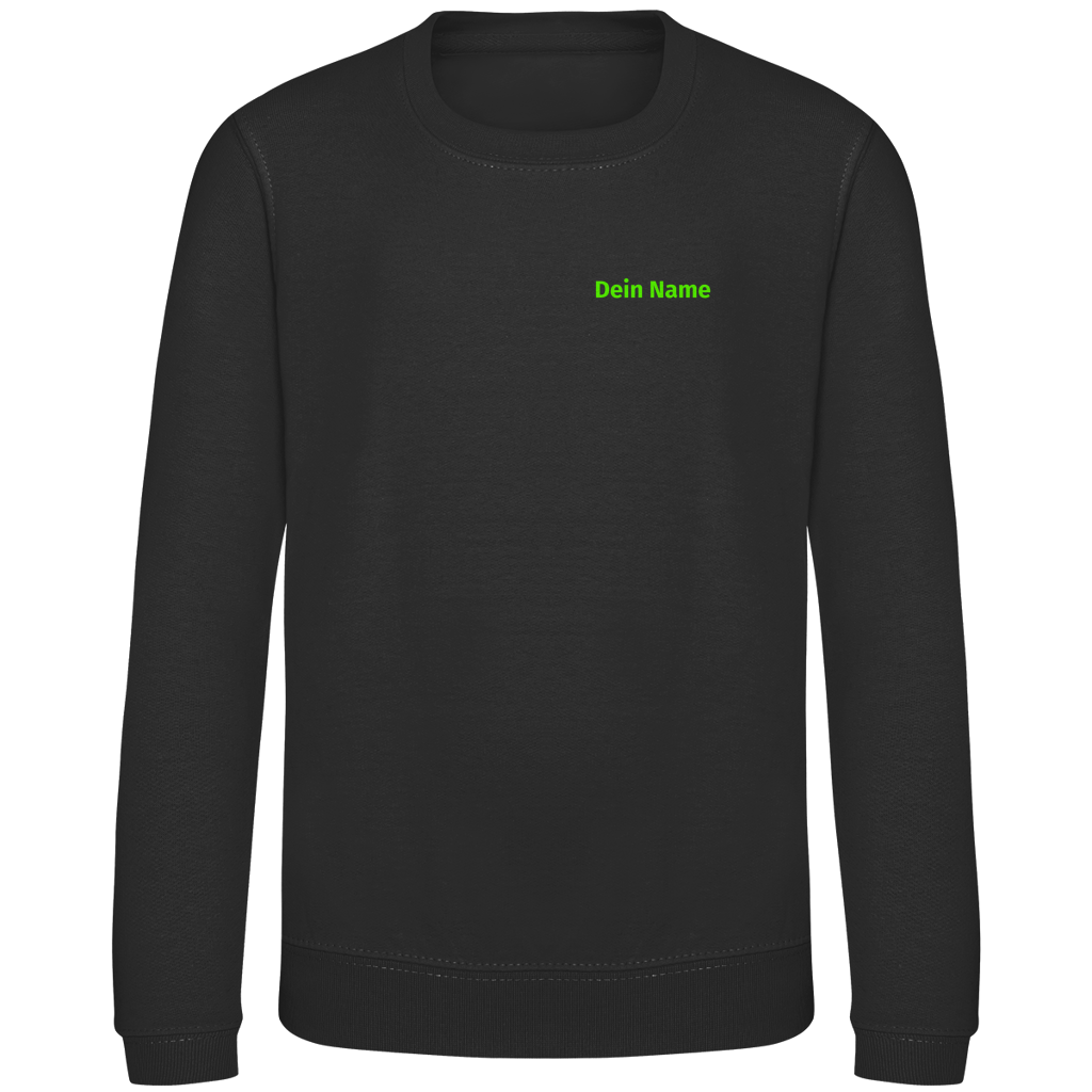 Kinder Sweatshirt - Freiwillige Feuerwehr Grün [Personalisierbar]