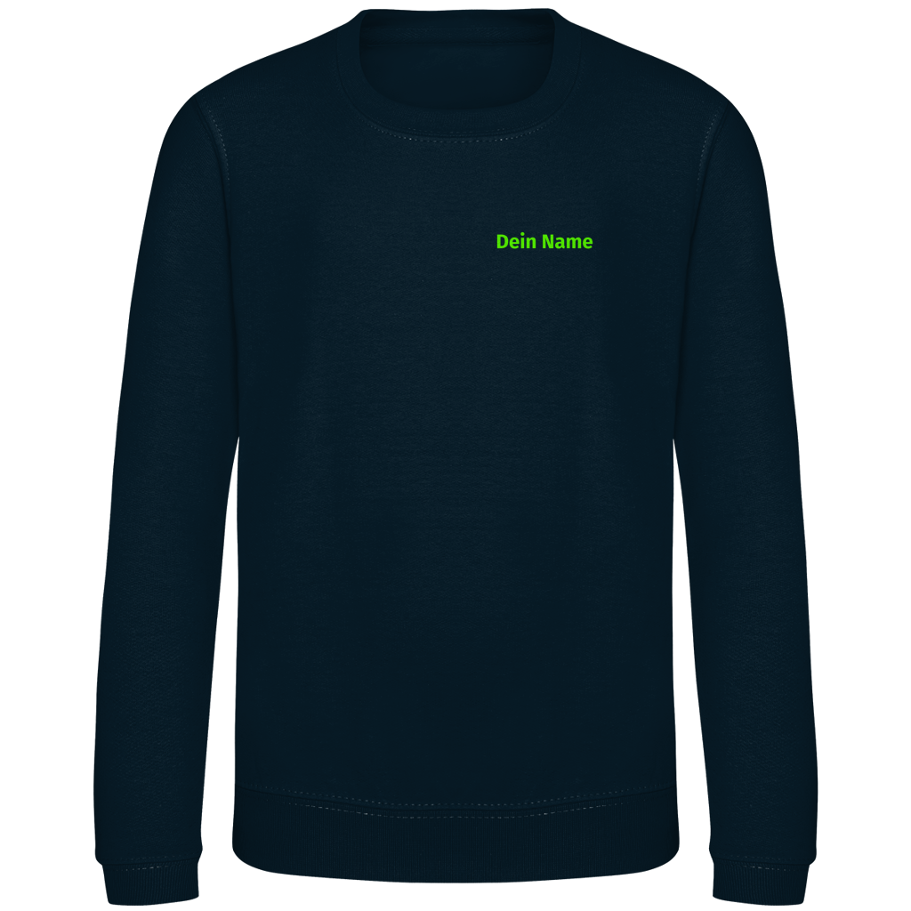 Kinder Sweatshirt - Freiwillige Feuerwehr Grün [Personalisierbar]